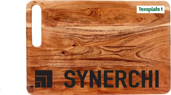 Company Cutting board with Logo Template 1