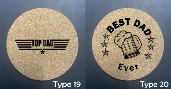 Vaderdag bierviltjes templates 3