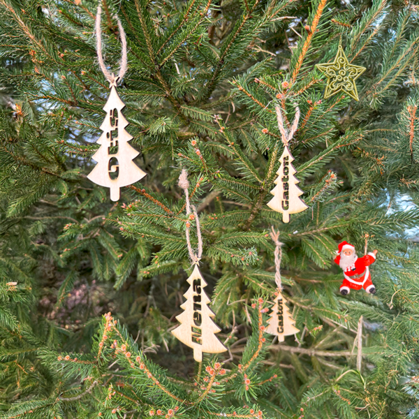 Gepersonaliseerde Mini Kerstboomhanger met Naam - Image 4